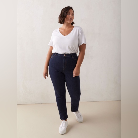 NWT Penningtons 1948 Fit Straight Leg Jeans d/C Jeans GREY size 22 - Picture 2 of 16